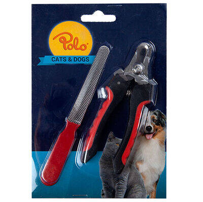 Polo 6830 Köpek Tırnak Makası ve Törpü Seti ( 16,5 x 5 Cm ) - 1